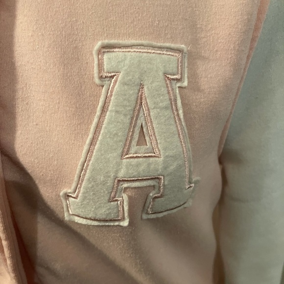 Joe Boxer Letter “A” Varsity Pink & White Jacket - Picture 3 of 5
